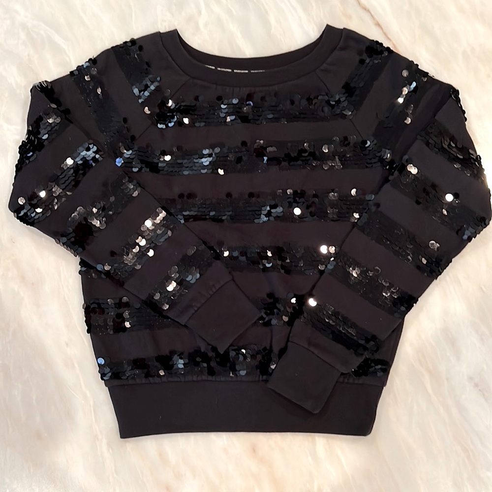 Victoria’s Secret Pink Crewneck Black Sequins